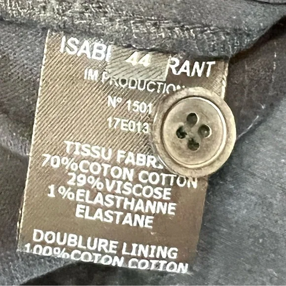 Isabel Marant Hunter Black Ruffle Hem Pants 44 - Picture 11 of 12